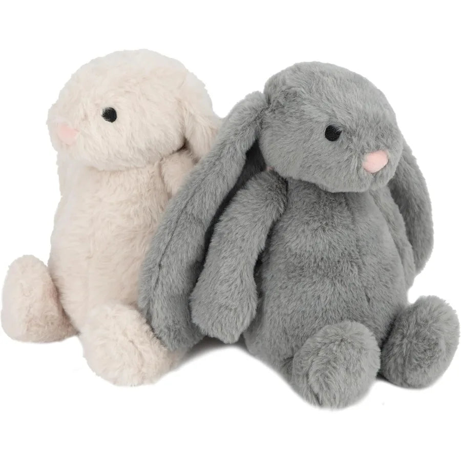 Interactive Bunny Buddy Dog Toy with Crinkle and Squeaky Features for Small and Medium Breed Puppies or Dogs Cute Plush Interac