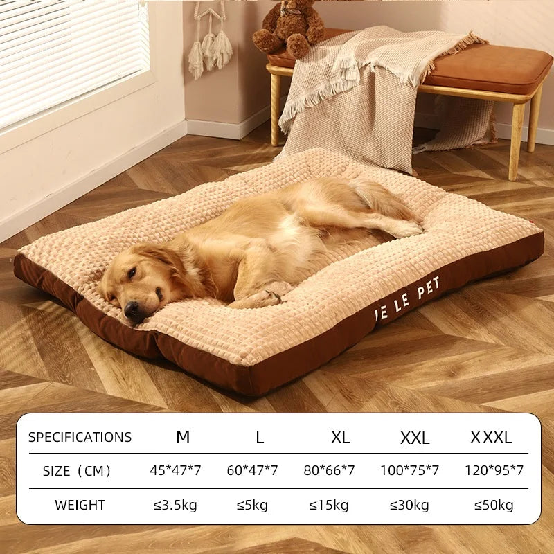 HOOPET Dogs Sleeping Bed Warm Soft Fleece Pet Blanket Detachable Cat Puppy Mat Cushion for Small Medium Large Dogs Pet Supplies