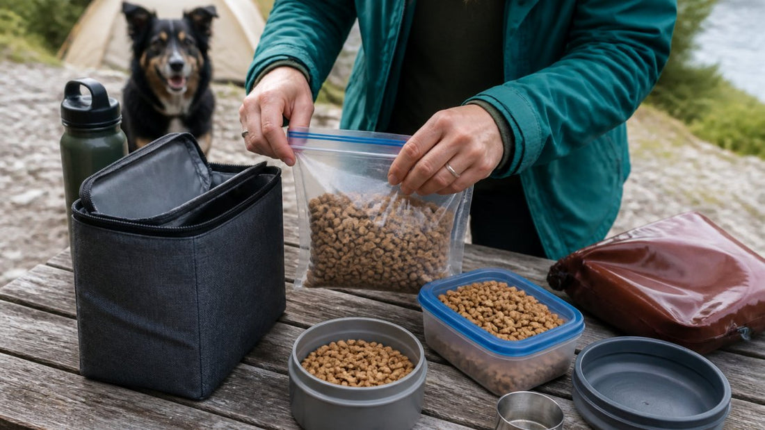 How to Pack Dog Food for Camping Trips