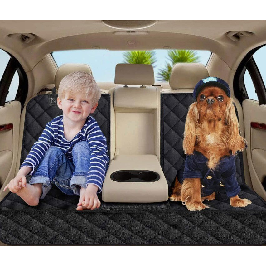 Dog Seat Cover Hammock for Back Seat Durable Waterproof Car Truck Suv Seatbelt