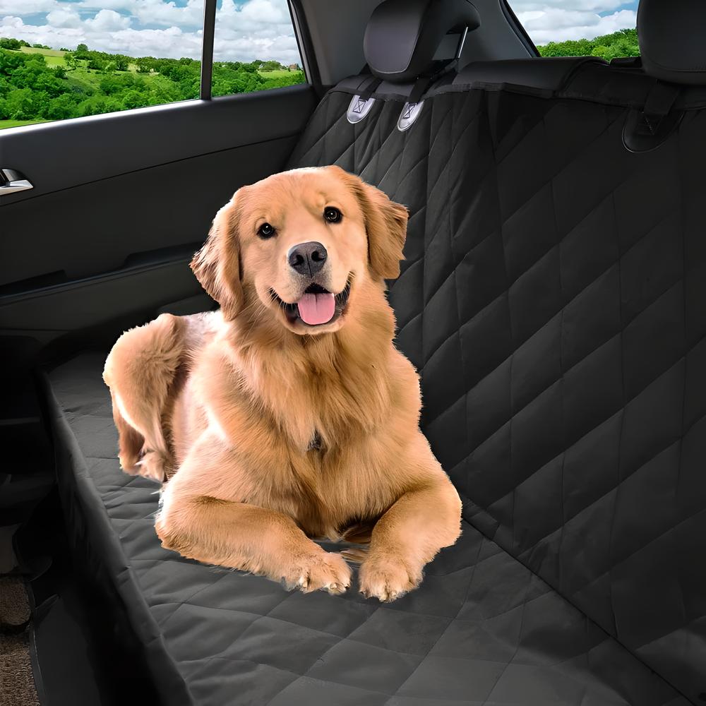 Universal Car Back Seat Cover For Dog Cat Waterproof Auto SUV Truck Rear Seat Protector Mat With Middle Seat Armrest Nonslip Safety Carry Pet Outing Mattress