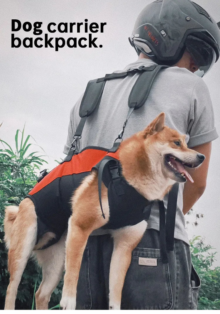 Pets Dog Strap Backpack Outdoor Travel Multi Functional Adjustable Dogs/Cat Strap Travel Supplies Perros Breathable Shoulder Bag