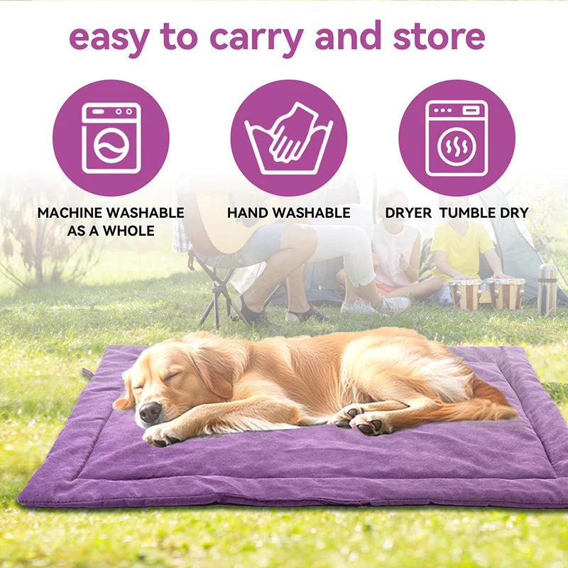 Pet Dog Picnic Travel Mat Waterproof Foldable Portable Bed Blankets Outdoor Universal All Breeds Dog Lightweight Camping Mat