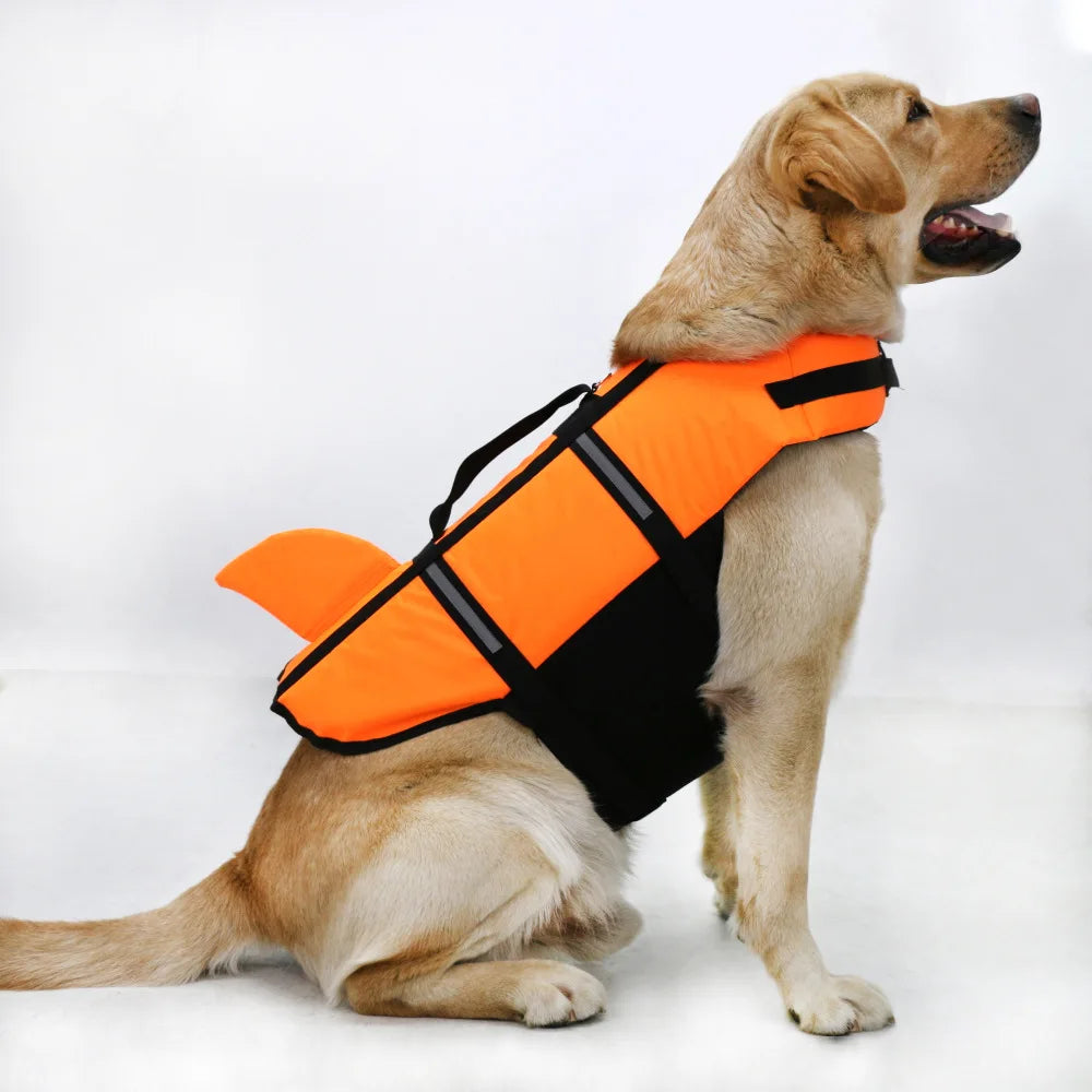 Dog Life Jacket with Rescue Handle, Reflective Dog Harness Life Vest for Swimming Boating Puppy for Small Medium Large Dogs