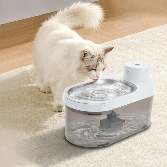 Pet Water Dispenser 5L|Automatic Cat Water Fountain with Filter Pump|Large Capacity Water Bowl for Cats and Dogs