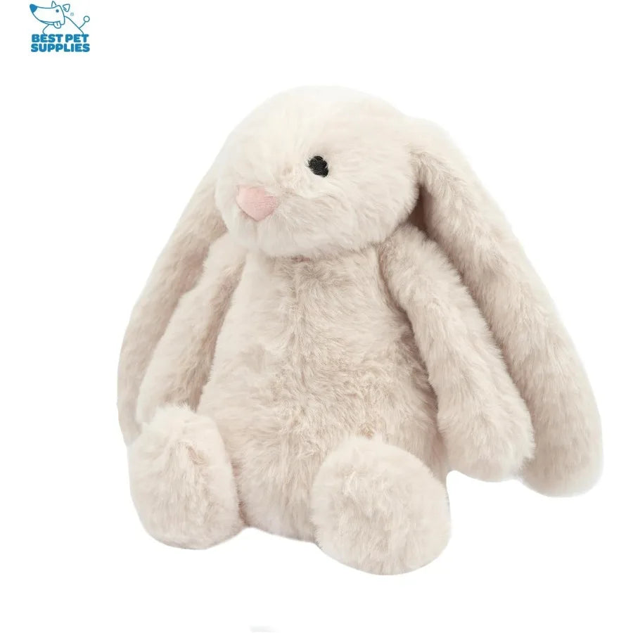 Interactive Bunny Buddy Dog Toy with Crinkle and Squeaky Features for Small and Medium Breed Puppies or Dogs Cute Plush Interac