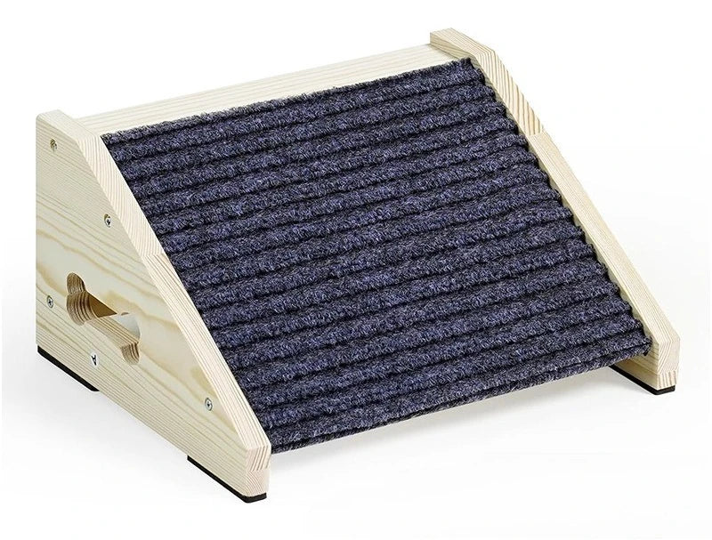 Wooden Pet Ramp Low Angle Design Stair Ladder Assist Climb Tool Stable Structure Non Slip Surface for Small Dogs Cats Indoor