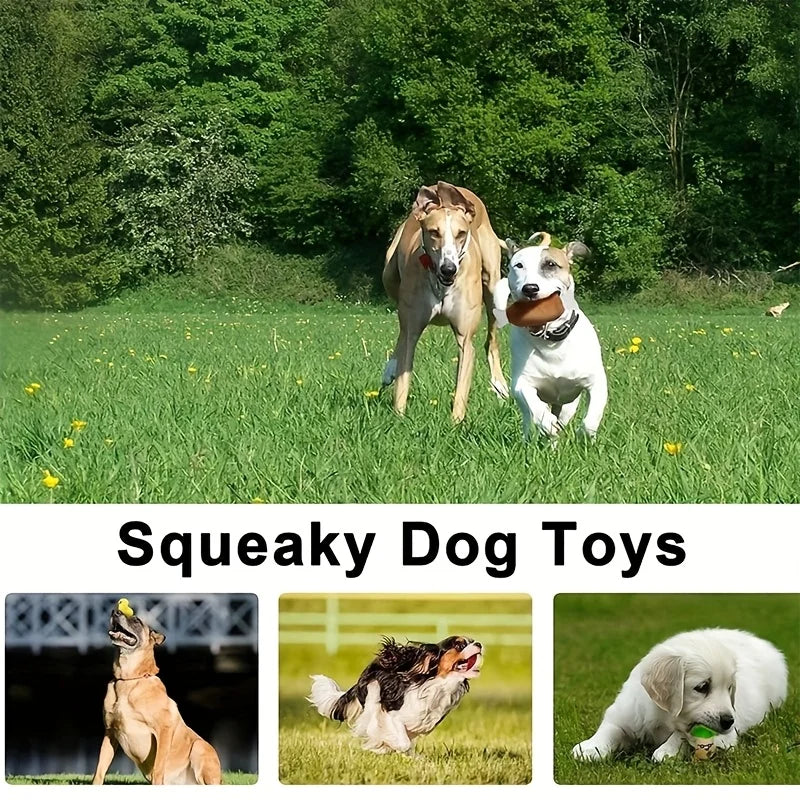 Plush Toy Set for Pets, Small Dog Squeaky Toy Gift Pack, Squeaks, Helps Chew and Clean Teeth, Relieves Boredom