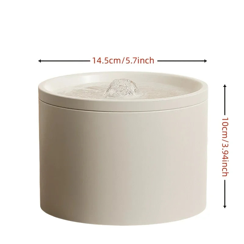 Cat Automatic Water Dispenser, Pet Ceramic Bowl, Dog Bowl Water Dispenser, Circulation And Flow Water Dispenser