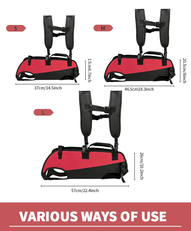 Pets Dog Strap Backpack Outdoor Travel Multi Functional Adjustable Dogs/Cat Strap Travel Supplies Perros Breathable Shoulder Bag