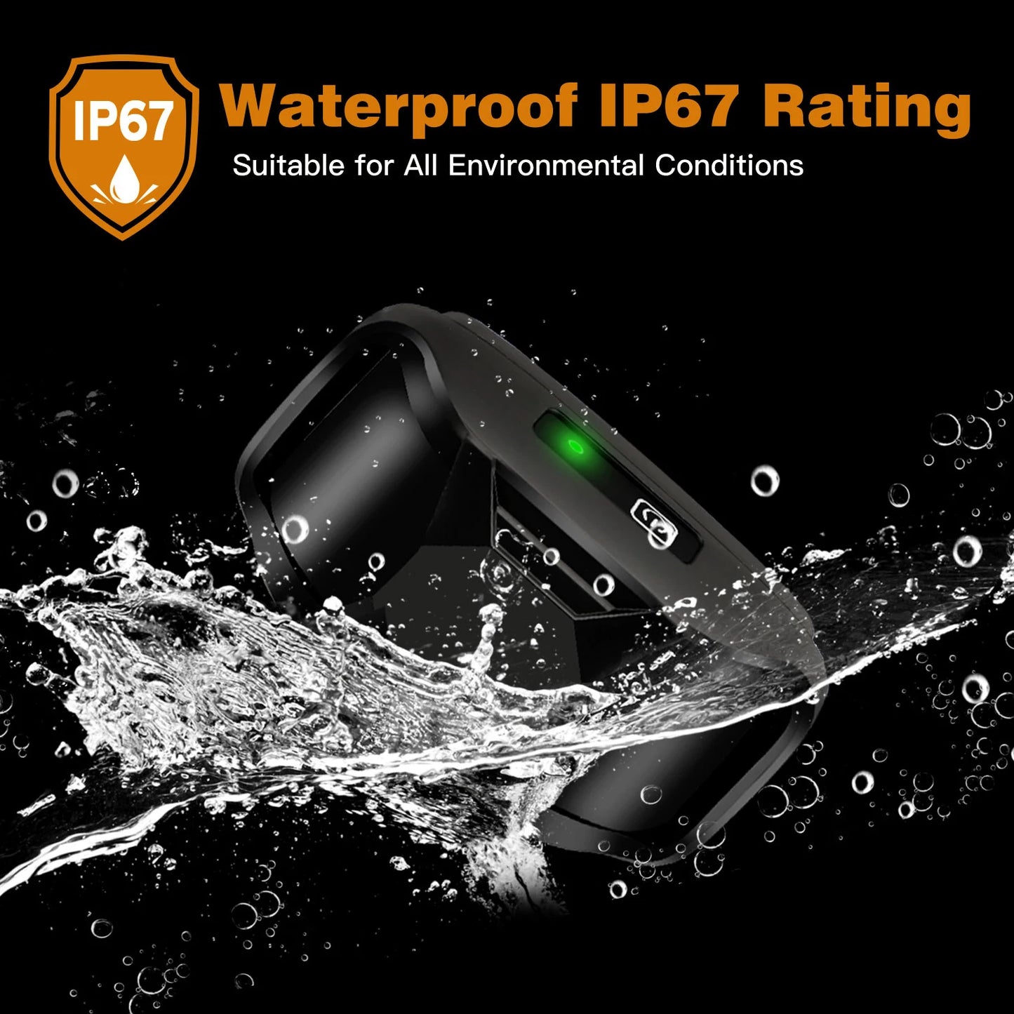 3300Ft Electric Dog Training Collar Remote Control Waterproof Pet BehaviorFor 5-120lbs Puppy With Vibration Shock Beep