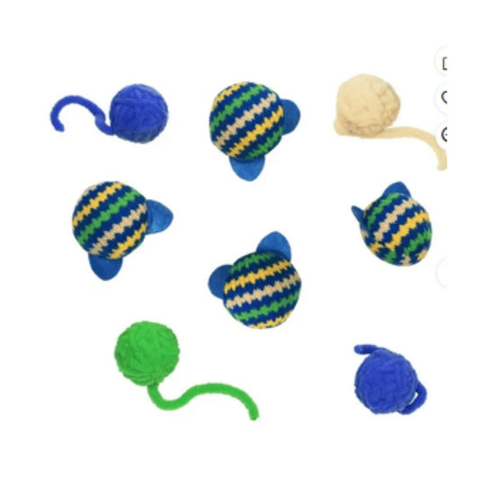 Vibrant Life Cat Toy Catnip Yarn Balls 9 Count with Catnip