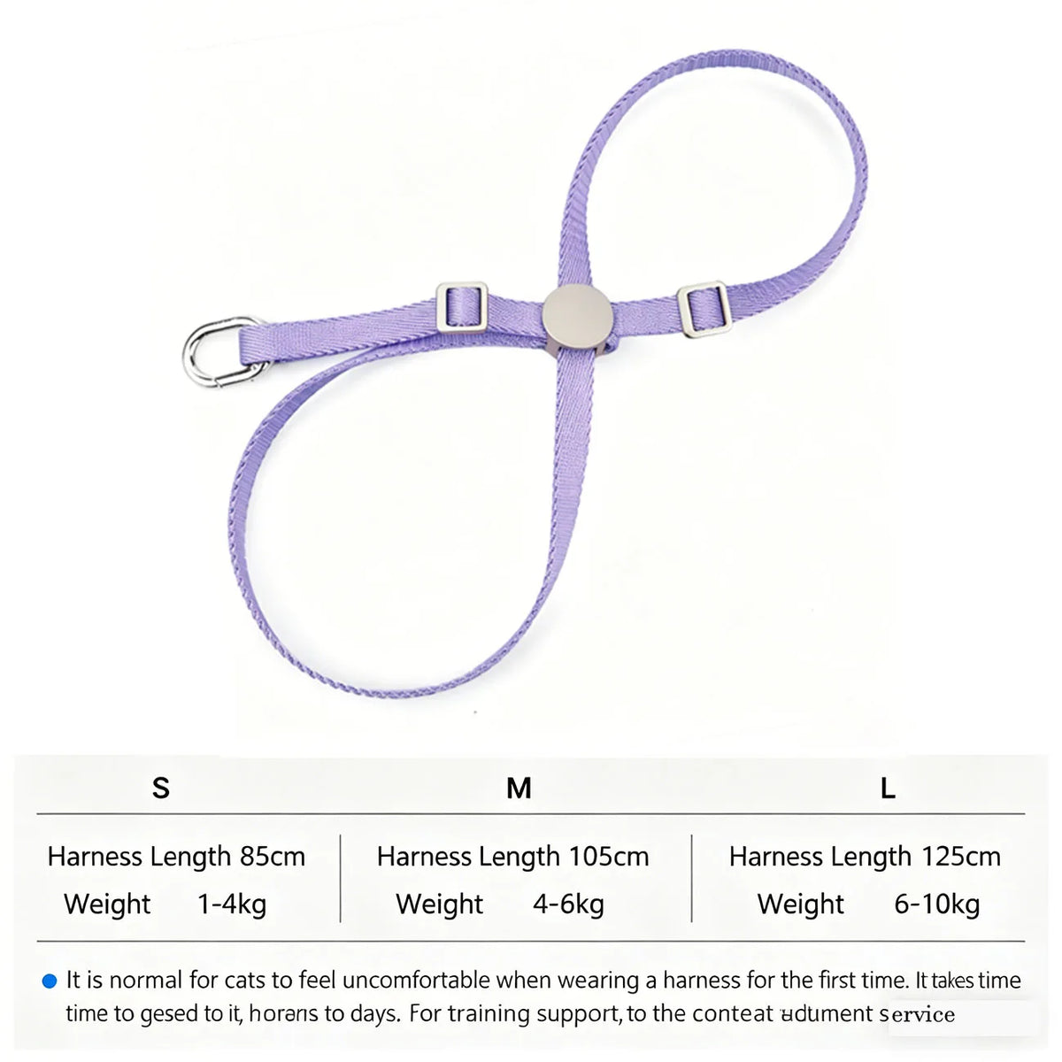 Cat Harness & Leash Set, X-Shape Escape Proof Outdoor Training Walking Vest Harness for Cats, Lightweight,Nylon Rope Small Dogs