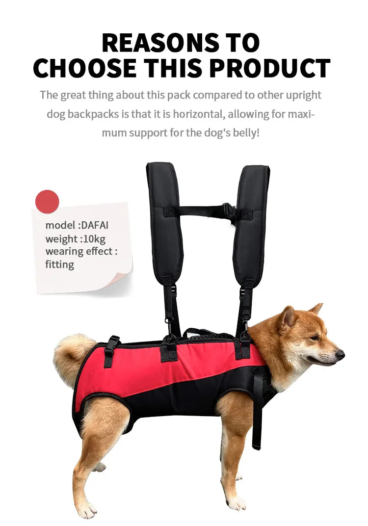 Pets Dog Strap Backpack Outdoor Travel Multi Functional Adjustable Dogs/Cat Strap Travel Supplies Perros Breathable Shoulder Bag
