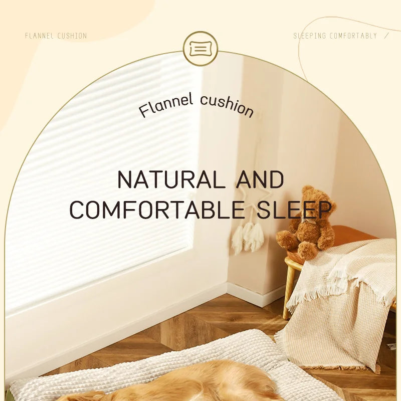 HOOPET Dogs Sleeping Bed Warm Soft Fleece Pet Blanket Detachable Cat Puppy Mat Cushion for Small Medium Large Dogs Pet Supplies