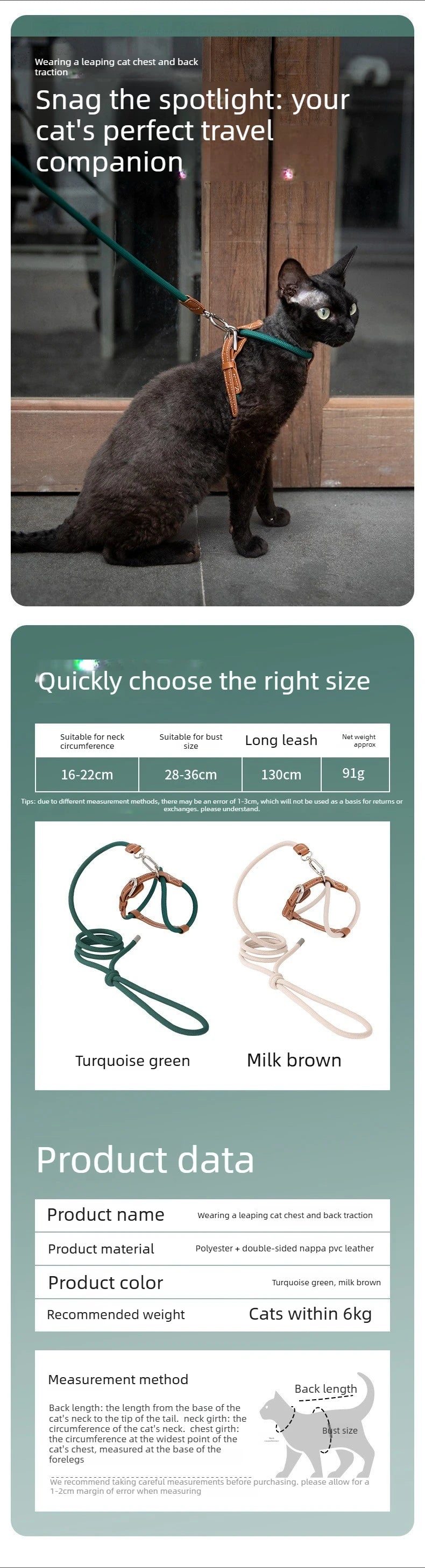X-Shape Cat Harness And Leash Set Faux Leather Escape Proof Adjustable Pet Walking Vest Lightweight Puppy Outdoor Gear