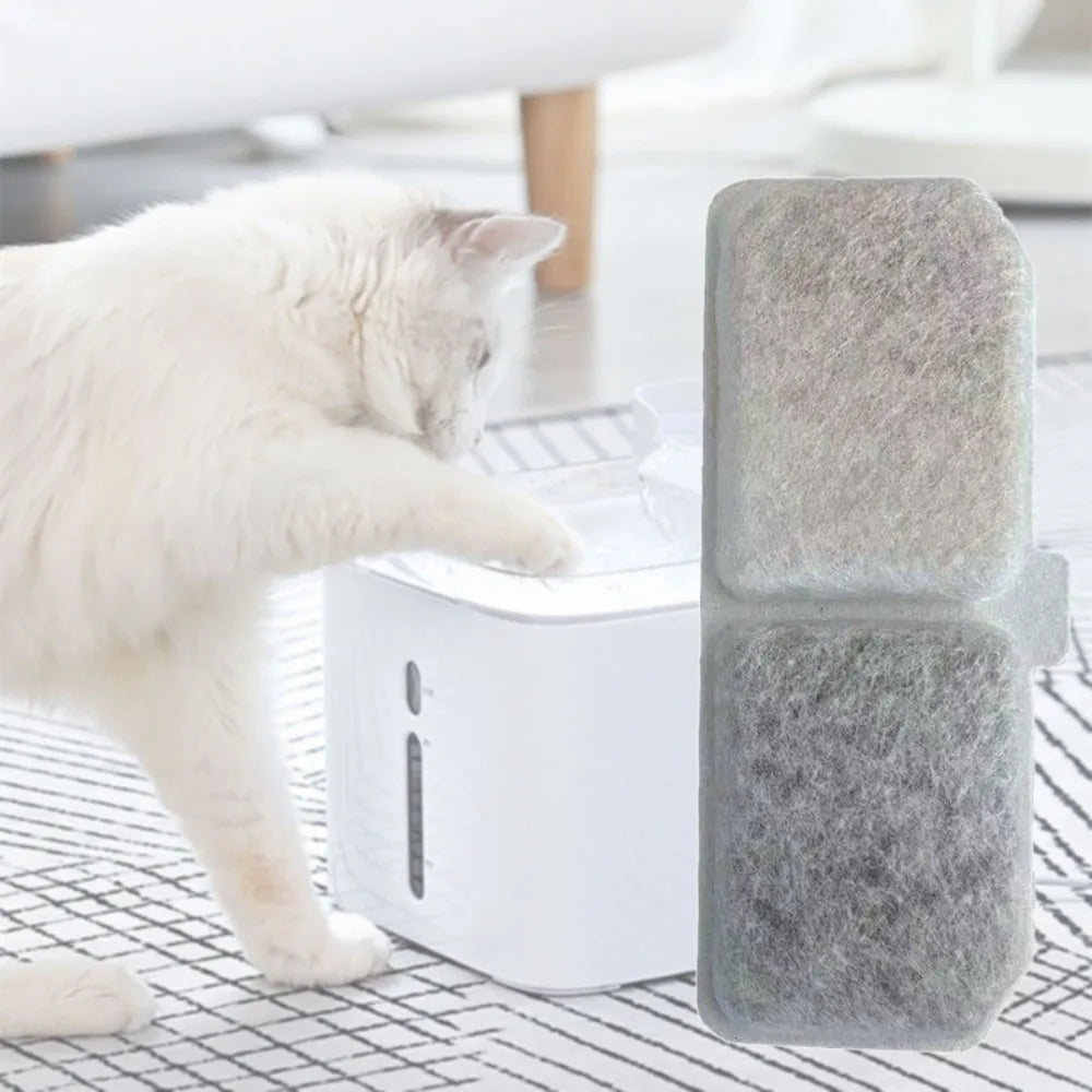 12pcs Cat Water Fountain Filter Pet Fountain Replaced Filter Accessories Pet Supplies