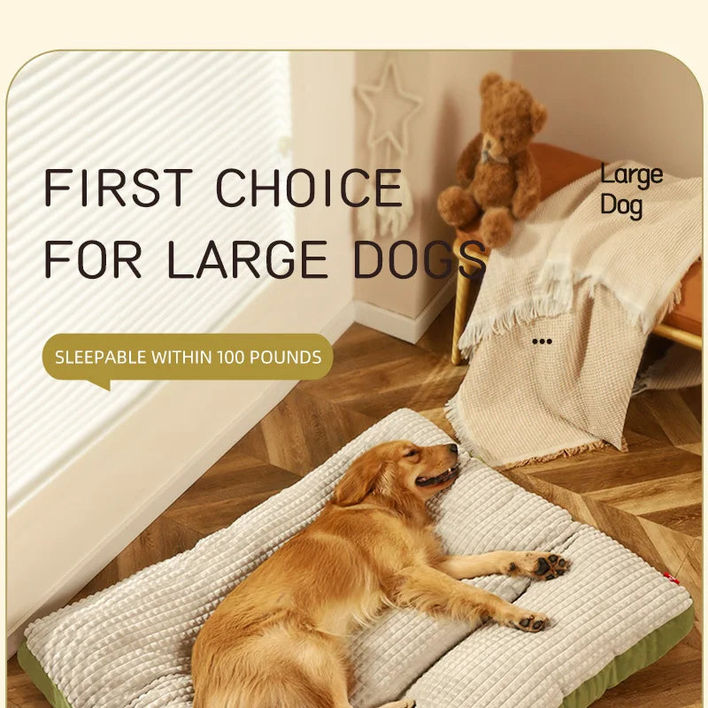 HOOPET Dogs Sleeping Bed Warm Soft Fleece Pet Blanket Detachable Cat Puppy Mat Cushion for Small Medium Large Dogs Pet Supplies