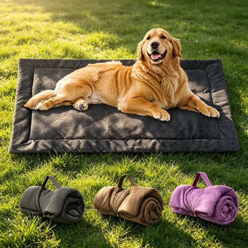 Pet Dog Picnic Travel Mat Waterproof Foldable Portable Bed Blankets Outdoor Universal All Breeds Dog Lightweight Camping Mat