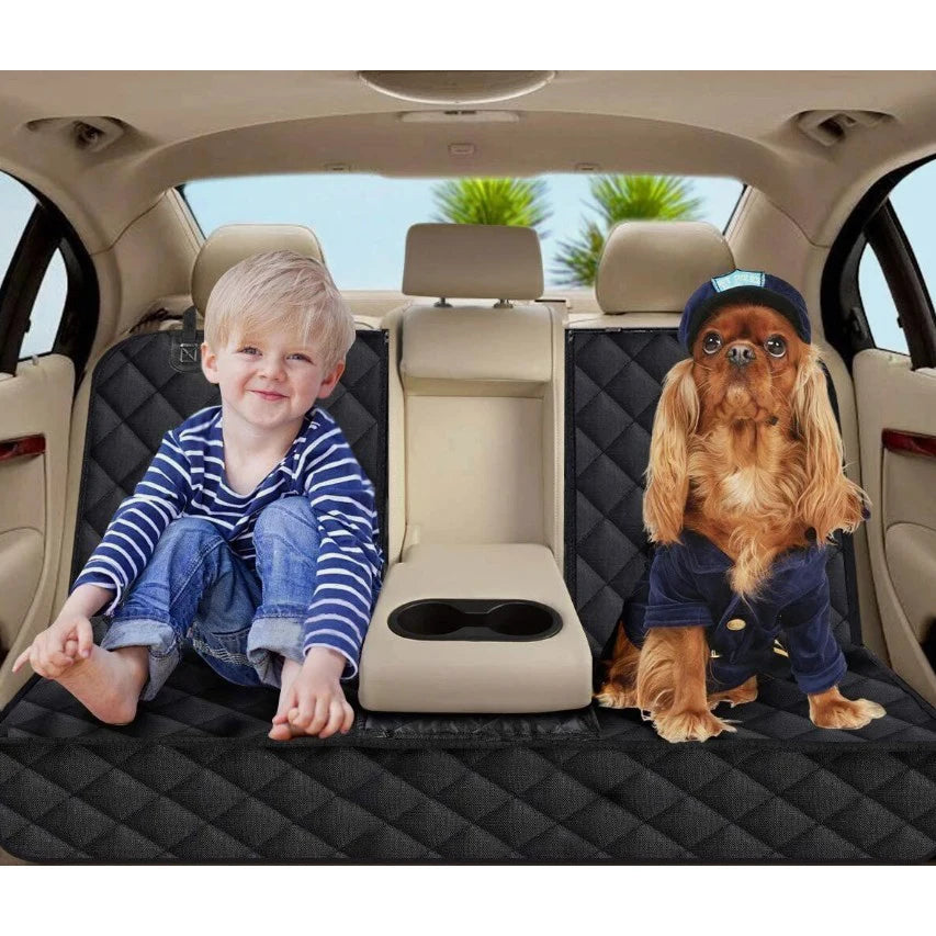 Dog Seat Cover Hammock for Back Seat Durable Waterproof Car Truck Suv Seatbelt