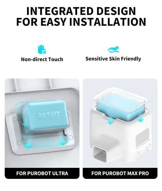 Petkit Pet Eliminator N60 Exclusive For PUROBOT Ultra Self-Cleaning Litter Box, Cat Toilet Odor Control(Pack Of 3)