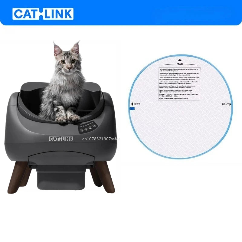 Cat Litter Box Liners for CATLINK Open-x No Sticky Residue Easy Clean Litter Box Accessory Trash Bags Poop Bag Size 67x40cm