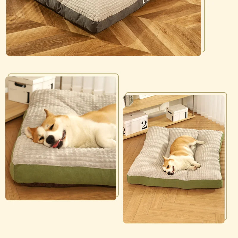 HOOPET Dogs Sleeping Bed Warm Soft Fleece Pet Blanket Detachable Cat Puppy Mat Cushion for Small Medium Large Dogs Pet Supplies