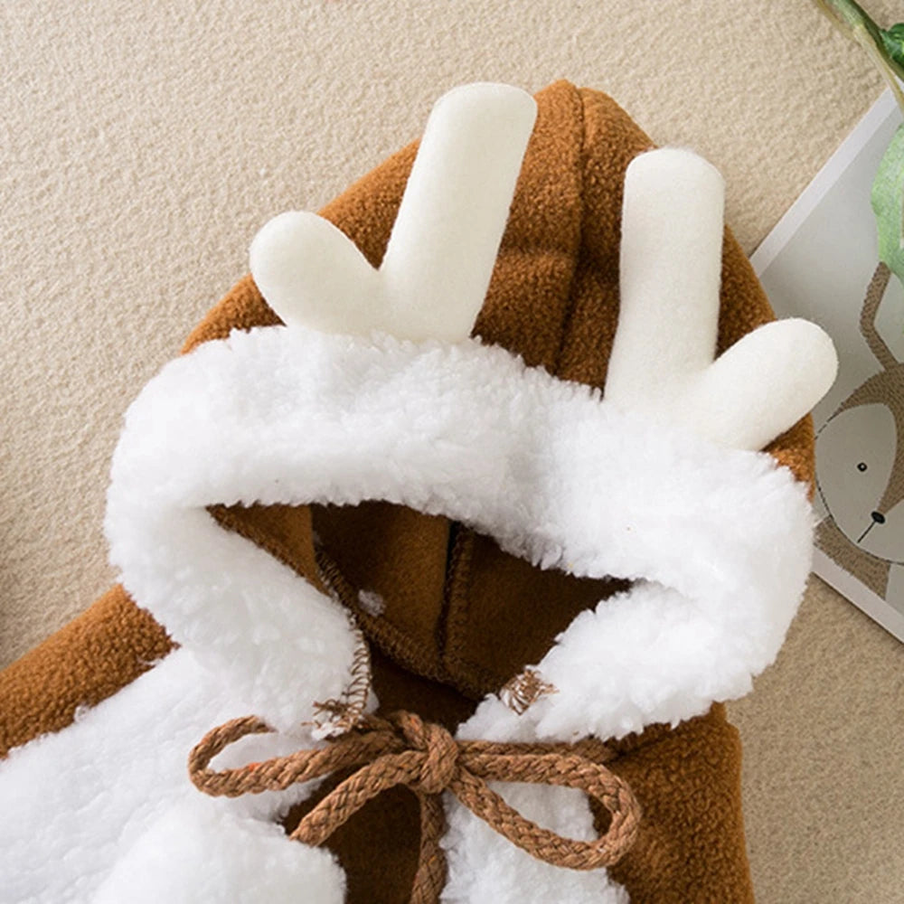 Pet Cat Dog Cape Change Into Santa Cape Deer Red Riding Hood Warm Plush Kawaii Comfortable Windproof Repeat Costume