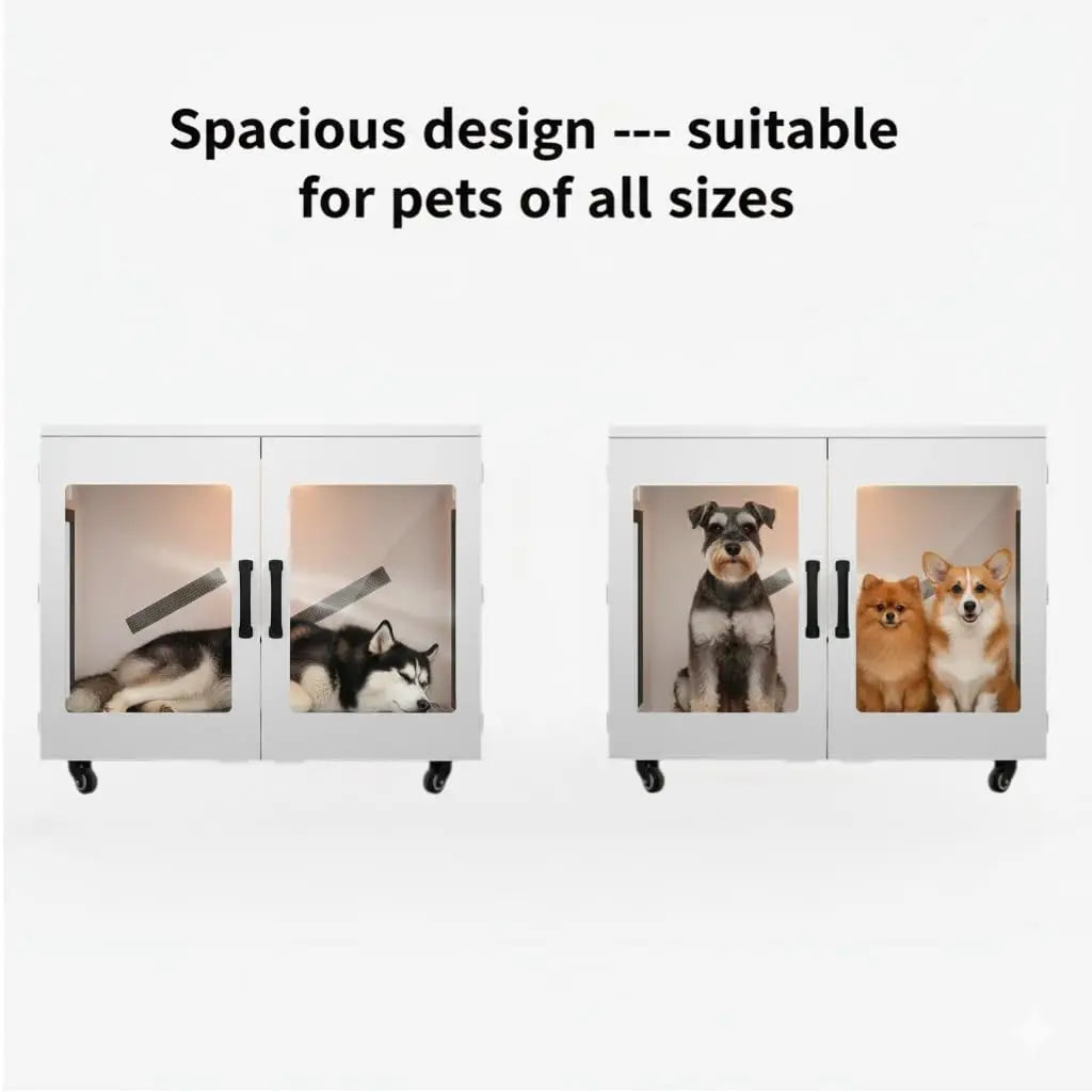 Large Pet Dryer Box,Smart Temp Control & Low Noise,Grooming Blower for 120 lbs Dog Cat,410L,Custom