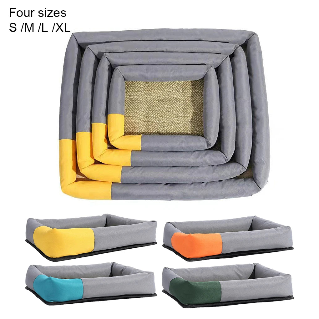 Universal Pets Washable Cooling Mat Summer Pad Breathable Blanket Blue L