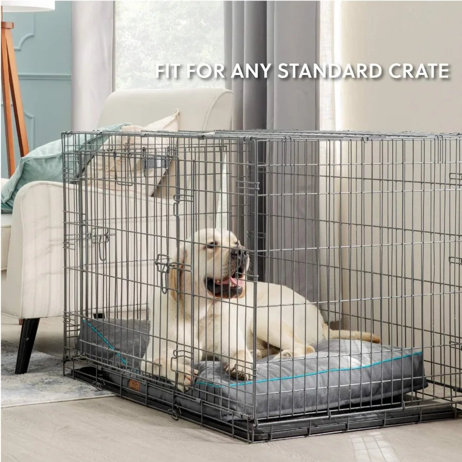 Washable Dog Beds Large Sized Dog 3 Inch Thick Up to 80lbs Pet Mat Pillows with Removable Washable Cover Ideal for Large Dogs i