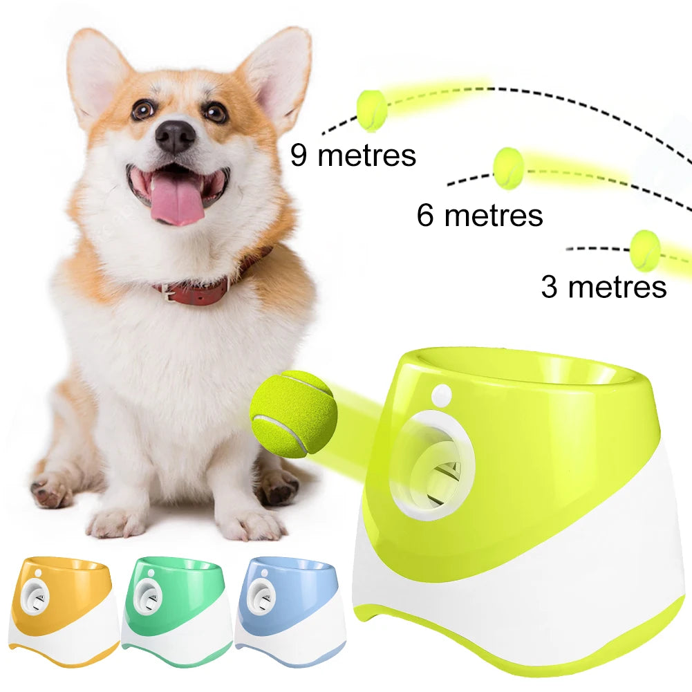 Mini Tennis Throwing Pinball Machine Fun Interactive Throw Catapult Ball Launcher Dog  Dogs Ball Catapult Pet Interactive