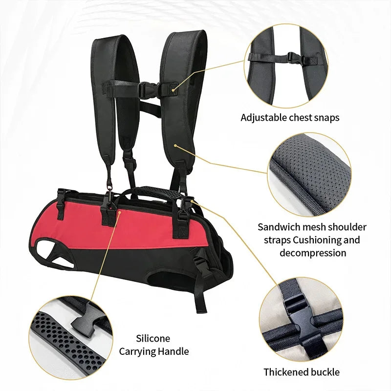 Pets Dog Strap Backpack Outdoor Travel Multi Functional Adjustable Dogs/Cat Strap Travel Supplies Perros Breathable Shoulder Bag