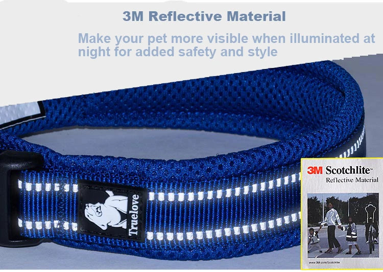 Winhyepet Dog Walking Collar Comfort Padded with Buckle Nylon Traveling Collar Tactical Dog Suplies 11 Colors Size XXS-XXXL