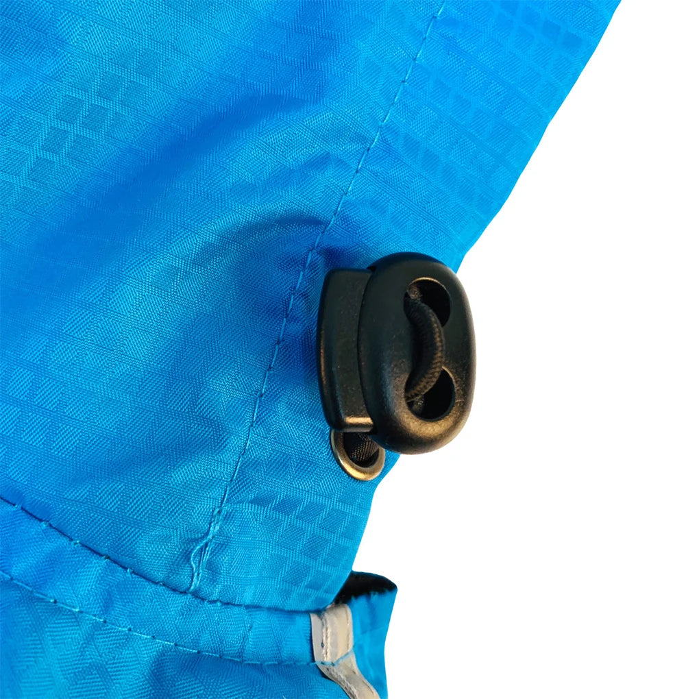 Lightweight Packable Dog Jacket With Reflective Stripes Easy To Put On Dog Stylish And Dry Premium Blue 3XL