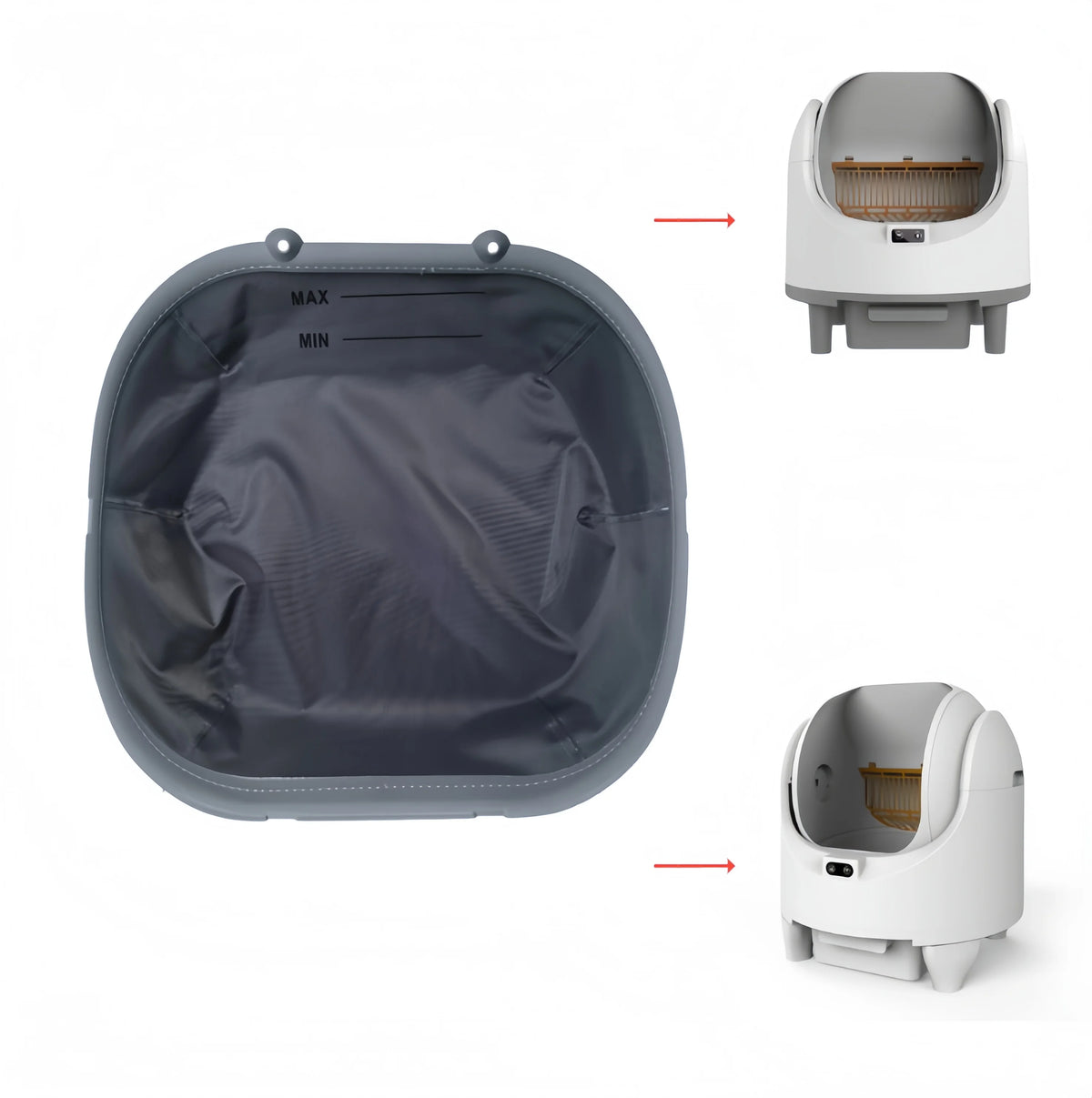 New Accessories Pad Smart Automatic Cat Toilet Self-Cleaning Litter Box Bottom Mat Replacement for Maintaining Pet Hygiene
