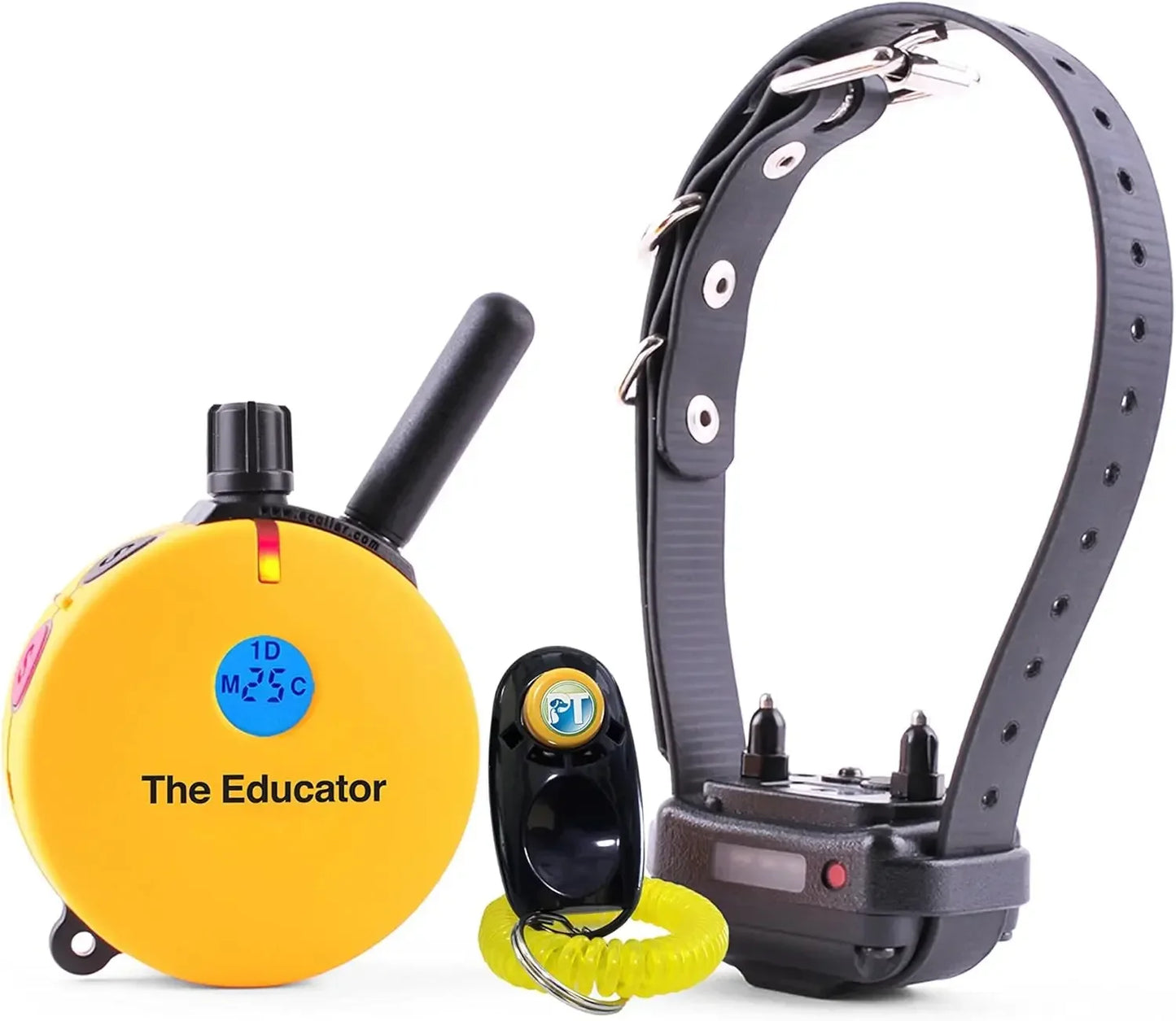 ET-400 E Collar for Dog Training with Remote - 3/4 Mile Range, Waterproof, 100 Blunt Stimulation Levels, Tone or Vibration Mode,