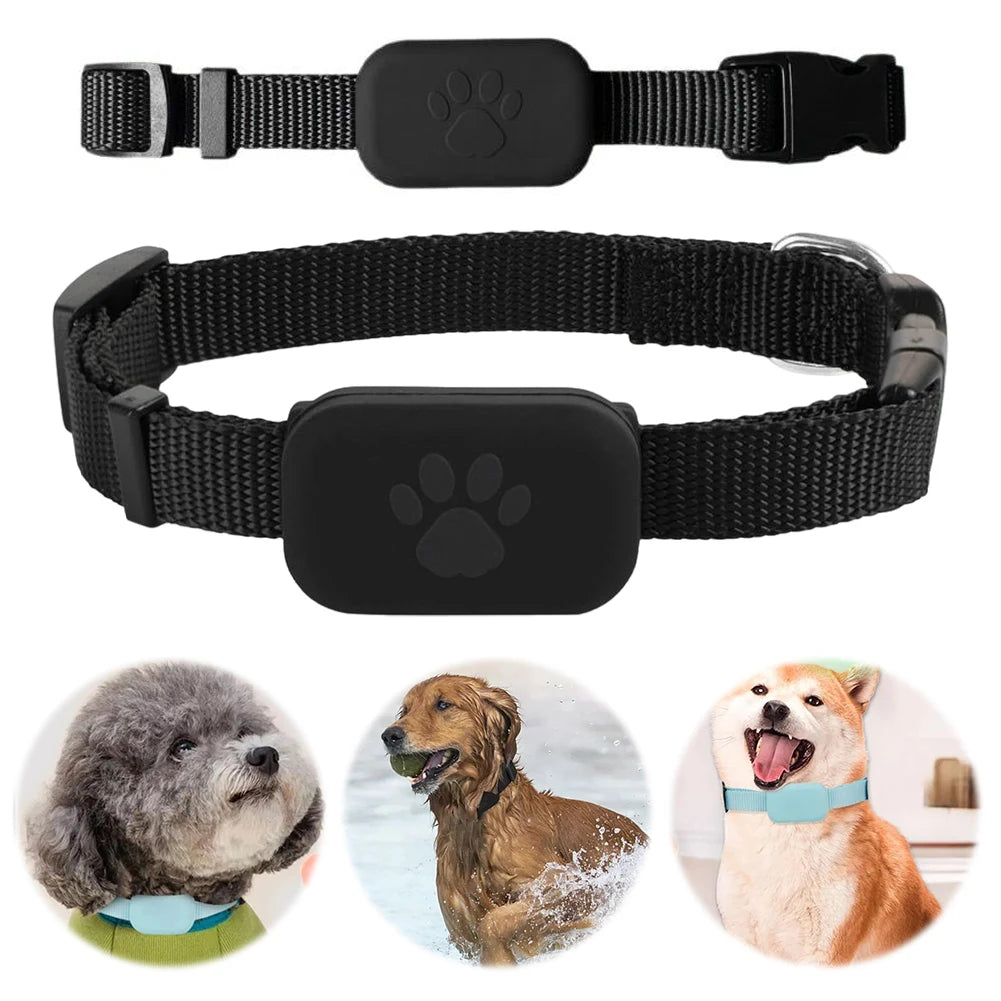 Pet GPS Tracker with Adjustable Collar Cat Locator Smart Pet Locator for Dogs and Cats