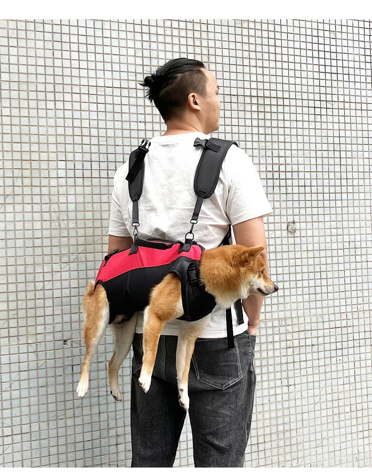 Pets Dog Strap Backpack Outdoor Travel Multi Functional Adjustable Dogs/Cat Strap Travel Supplies Perros Breathable Shoulder Bag