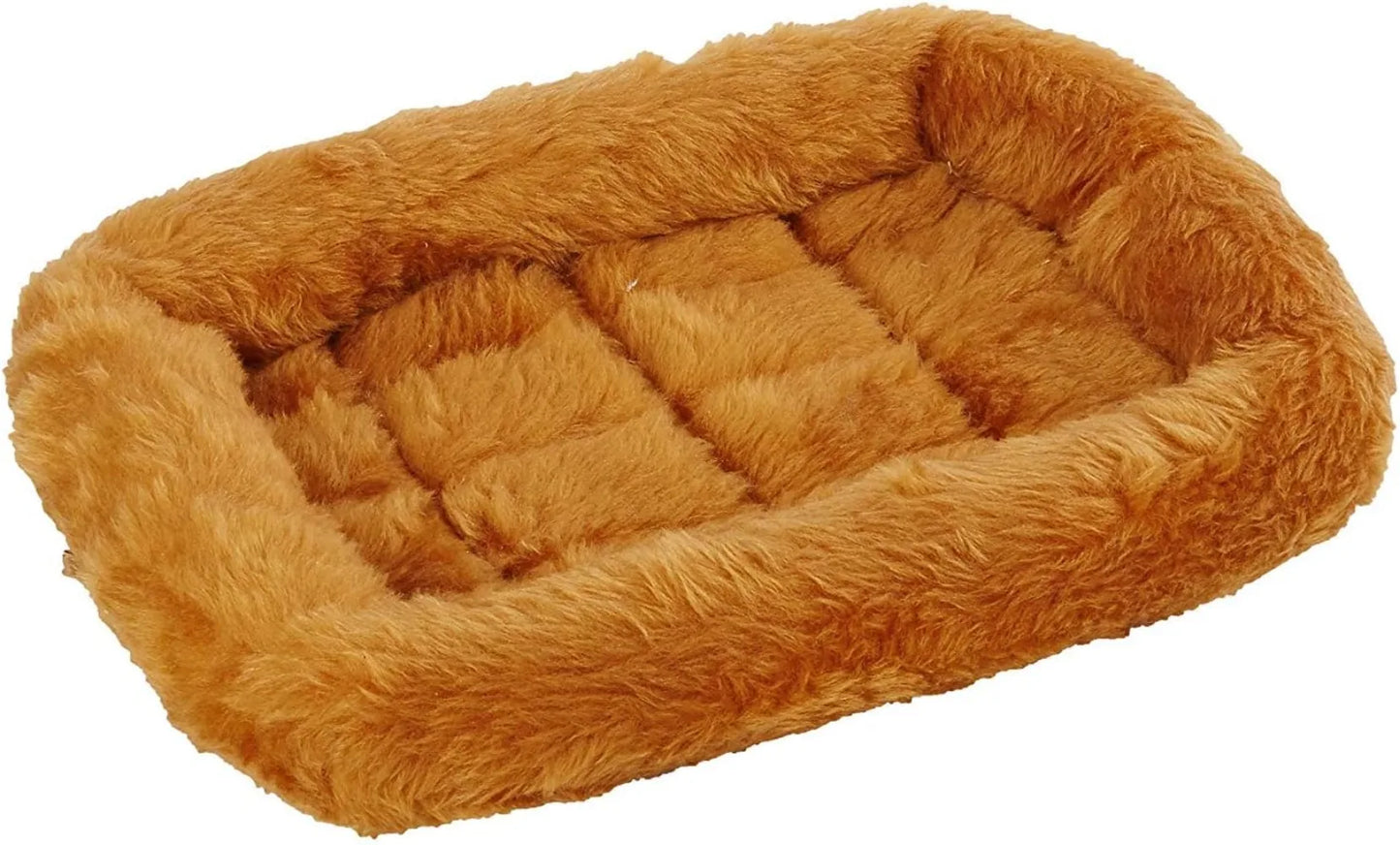 Pet Crate Bed Cinnamon Fur for Pets (40218-CN ﻿)