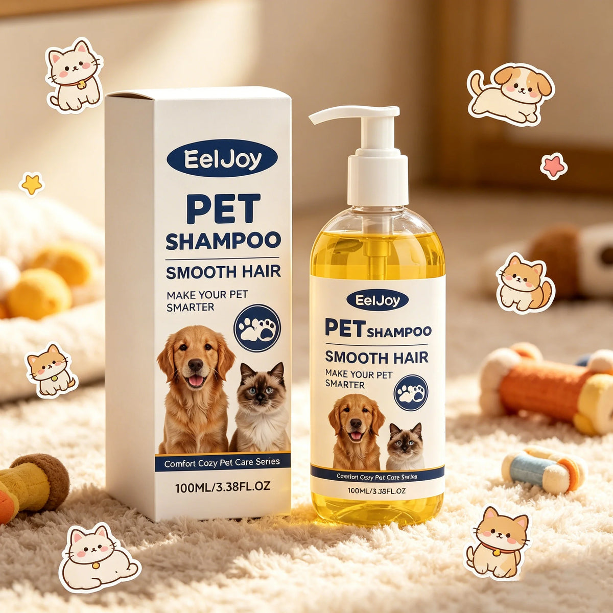 Dogs And Cats Shampoo Moisturizing For Sensitive Skin Ph Balanced Anti Dryness Dirt Removal Pets Cleaning Shampoo Conditioner
