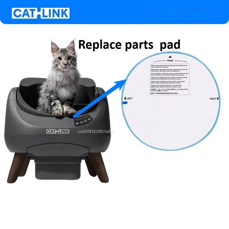 Cat Litter Box Liners for CATLINK Open-x No Sticky Residue Easy Clean Litter Box Accessory Trash Bags Poop Bag Size 67x40cm