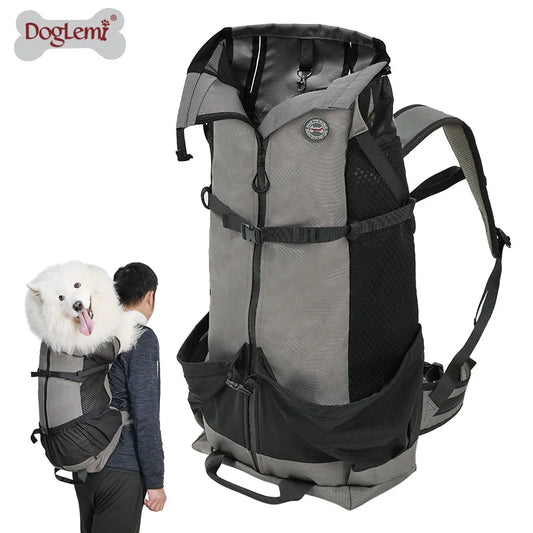 Multifunctional Hiking Pet Dog Carrier Travel Backpack Outdoor Ventilation Breathable Bicycle Motorcycle Outdoor Sport Mesh Bag