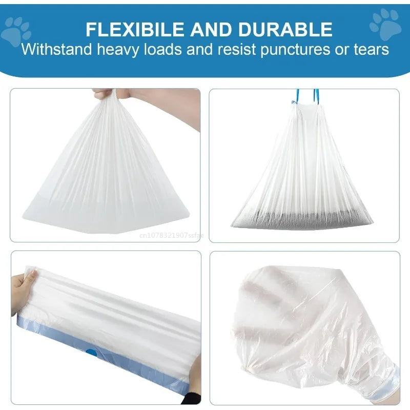 Cat Litter Box Liners for CATLINK Open-x No Sticky Residue Easy Clean Litter Box Accessory Trash Bags Poop Bag Size 67x40cm