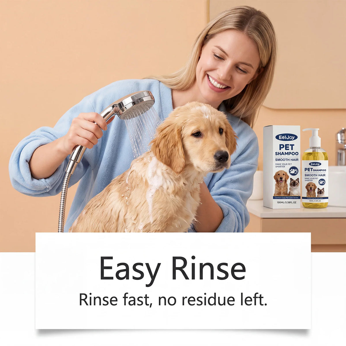 Dogs And Cats Shampoo Moisturizing For Sensitive Skin Ph Balanced Anti Dryness Dirt Removal Pets Cleaning Shampoo Conditioner