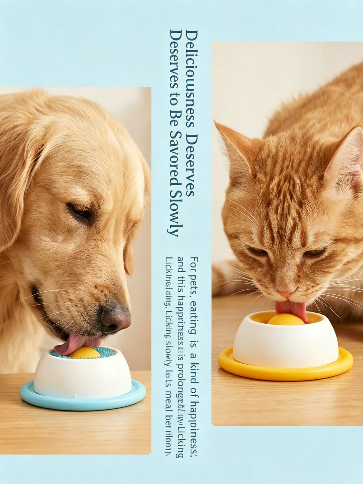 2026 New Non-Slip Pet Licking Bowl with Slow Food Design Educational Toy for Dogs/Cats Fun And Engaging Feeding Solution