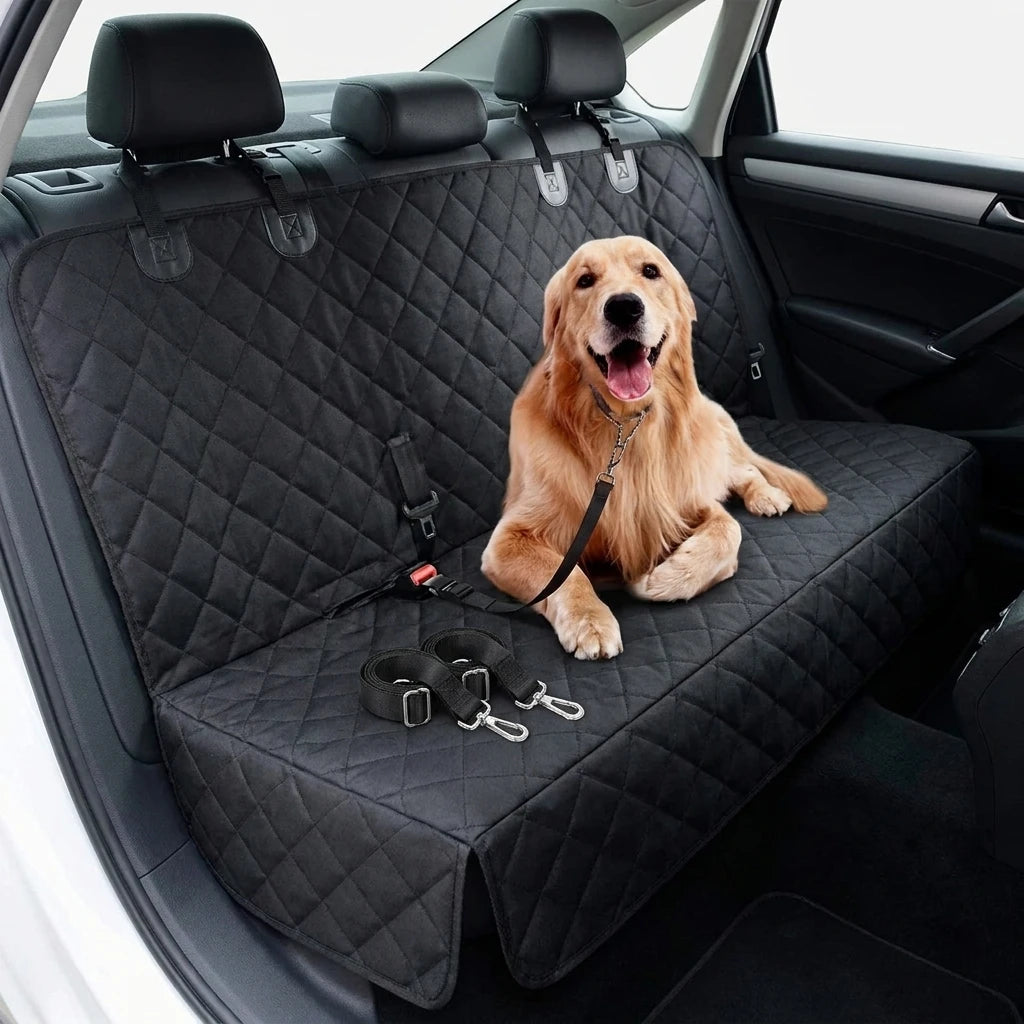 Dog Seat Cover Hammock for Back Seat Durable Waterproof Car Truck Suv Seatbelt