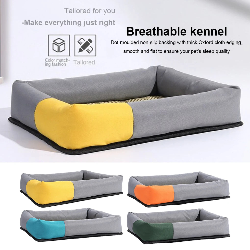 Universal Pets Washable Cooling Mat Summer Pad Breathable Blanket Blue L