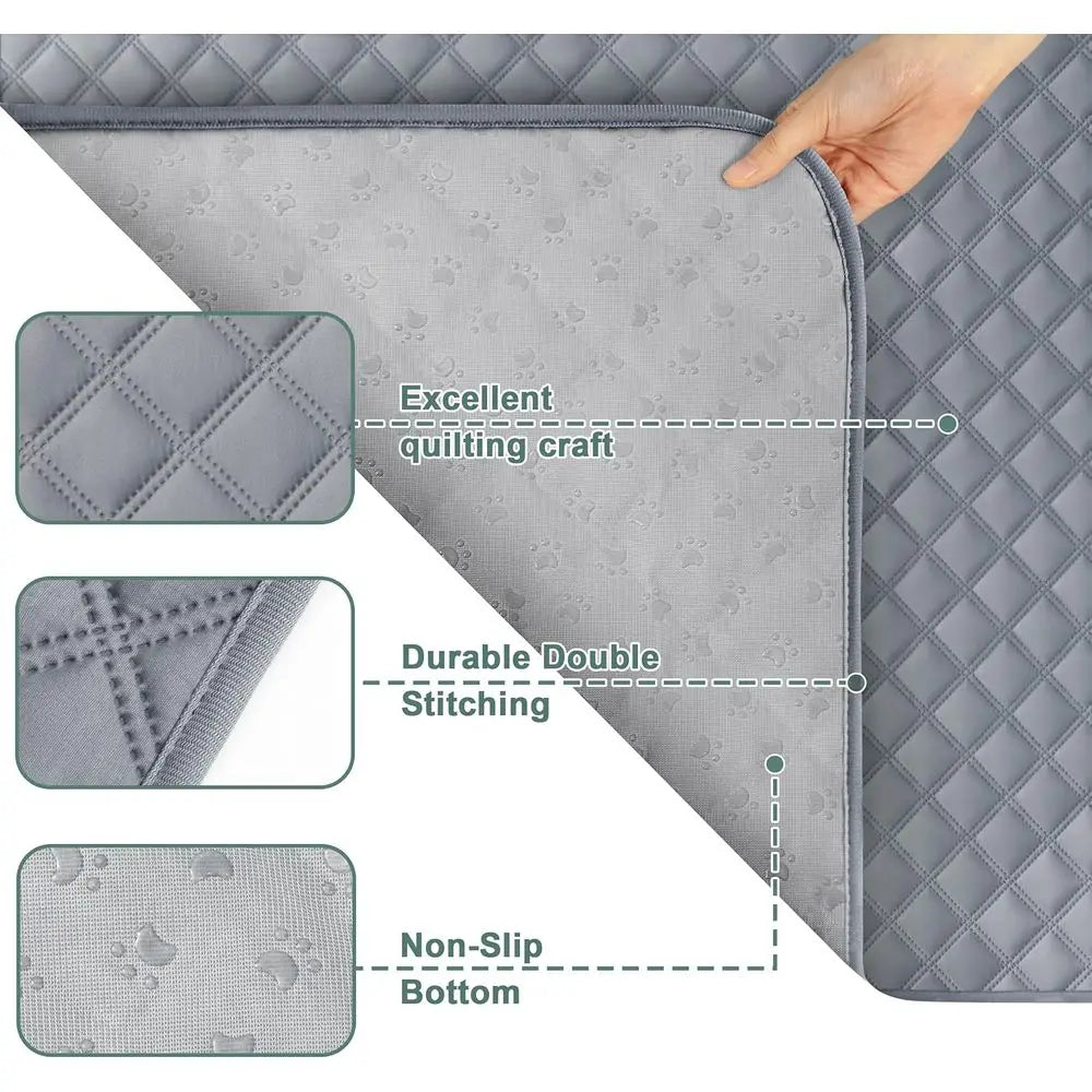 Reusable Washable Pee Pads Large/Extra Large 36'' x 41'' 2 Pack, Absorbent Pet Puppy Dog Training Pads Non-Slip, Waterproo Whein