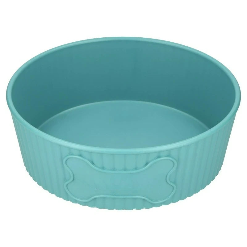 Large 7.5-Cup Woof Pet Bowl, Teal